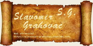 Slavomir Grahovac vizit kartica
